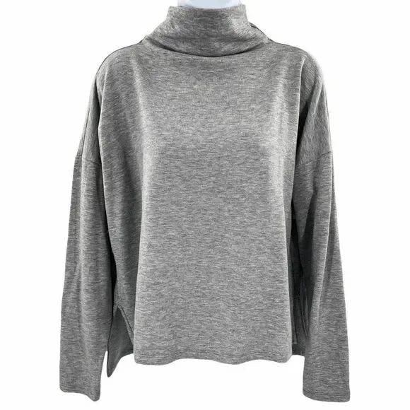 Joy Lab Grey Turtleneck Fleece Lined Sweater XS - Picture 1 of 7